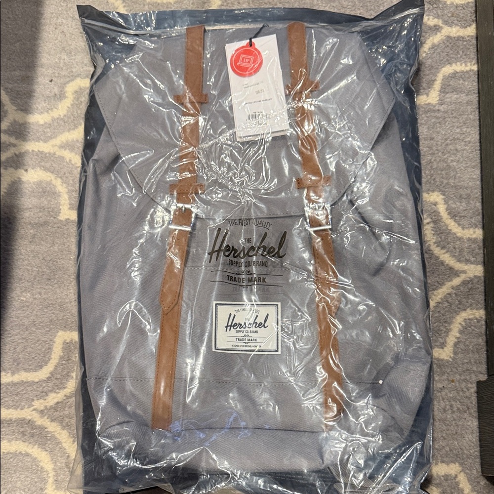 Herschel Supply Company Gray and Tan Backpack